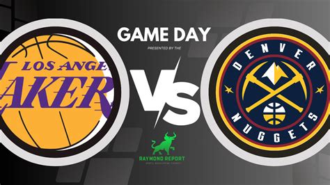 denver vs lakers game 1 schedule